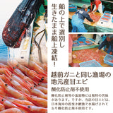 日本海産甘エビ【中】500g