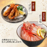 福井県産 甘えび 250g～750g  急速冷凍 保存料不使用 無着色 甘エビ 甘海老 アマエビ 海鮮 お刺身 日本海  冷凍便