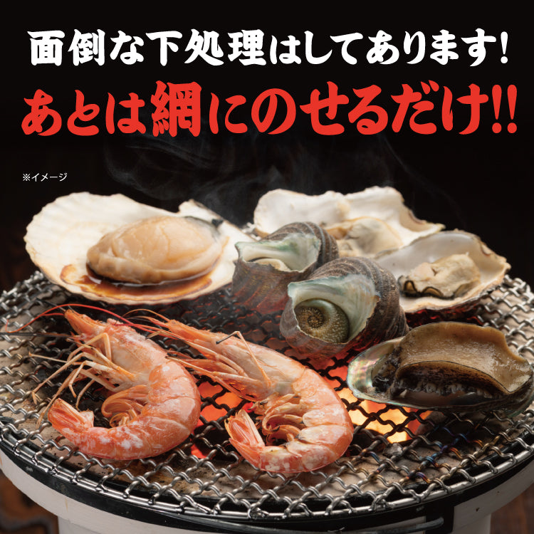 海鮮バーベキューFセット 押さえておきたい 3種15品 ｜ 福井県越前市